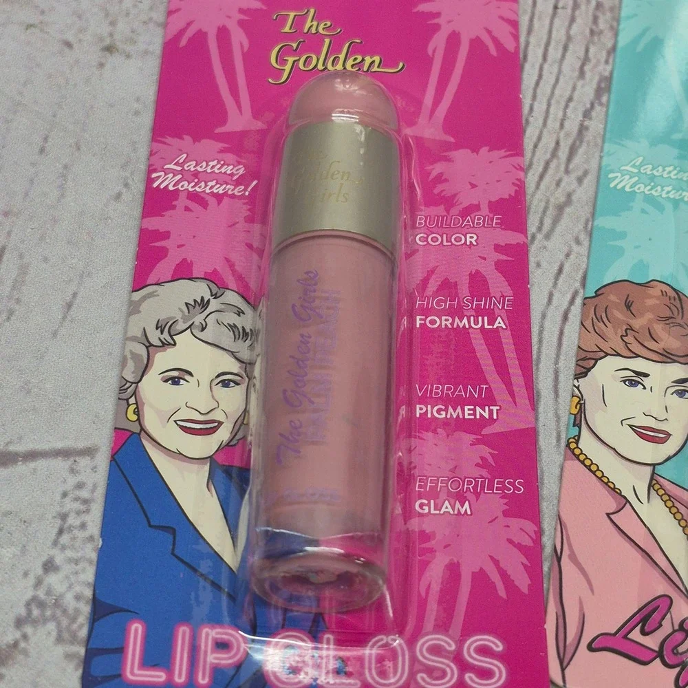 The Golden Girls Lip Gloss Set of 4 Shimmer & High Shine Shady Pines Miami Glam